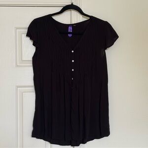 Seraphine - Maternity Black Blouse, Size US 6